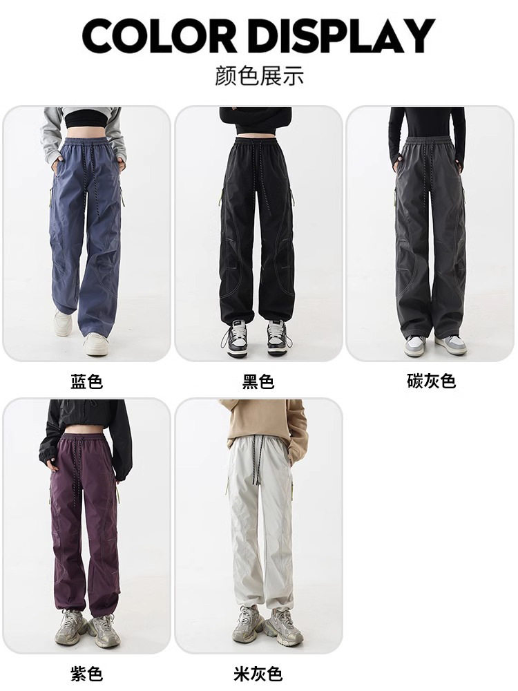 Camel HJCAMEL Charge Pants Women's Spring and Autumn Outdoor Sports Windproof Waterproof Climber Pants Quick-drying overalls