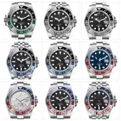 Cross-Border Foreign Trade Greenwich Men's Coke Sprite Ring Business Steel Band Fully Automatic Mechanical Watch Manufacturer Wholesale