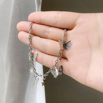 Korean-style TikTok Bow Bracelet Women's Ins Internet Celebrity All-match Mori Student's Exquisite Five-pointed Star Bracelet Trendy