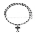 Ball single cross necklace