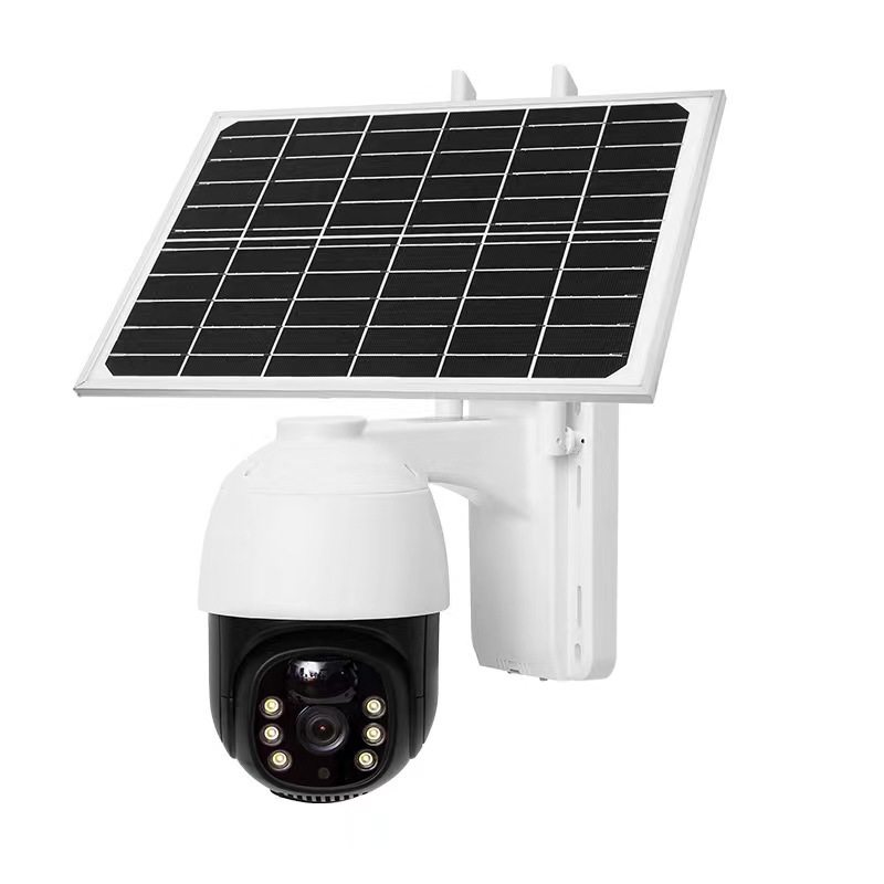 High-Definition Home Monitor with Night Vision Solar Surveillance Camera Outdoor 360-Degree Rotation Mobile Phone Remote Intercom