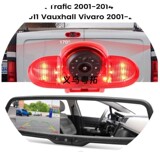Подходит для Renault Trafic Opel Vivaro с высокорасположенным 4,3-дюймовым зеркалом заднего вида и камерой заднего вида