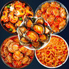 Seafood Ready-To-Eat Small Oyster Combo Set Spicy Clams Sea Hare Lobster Tail Scallops Canned Abalone