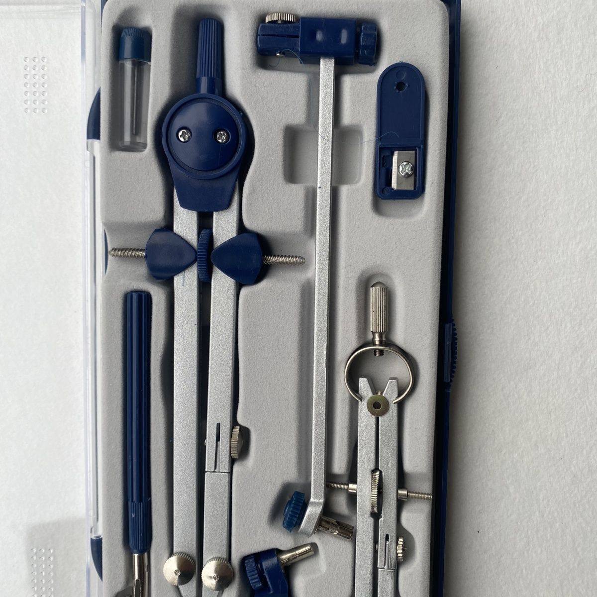 Drawing Instruments, Compass Set—J-1