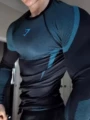 Long sleeves (black and blue + blue label)