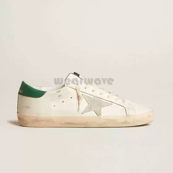 In-Stock Light Gold Star Distressed Sneakers with Light Purple Gradient, Vintage Suede Texture, Breathable Holes, Comfortable Fit