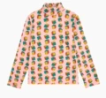 Bc all-over printed sieve turtleneck long-sleeved t-shirt