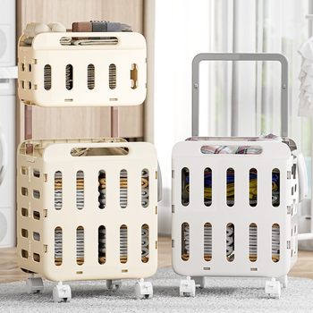 Dirty Clothes Basket Household Foldableable Dirty Clothes Basket Large Capacity Sandwich Bathroom Bathroom Dirty Clothes Laundry Storage Basket