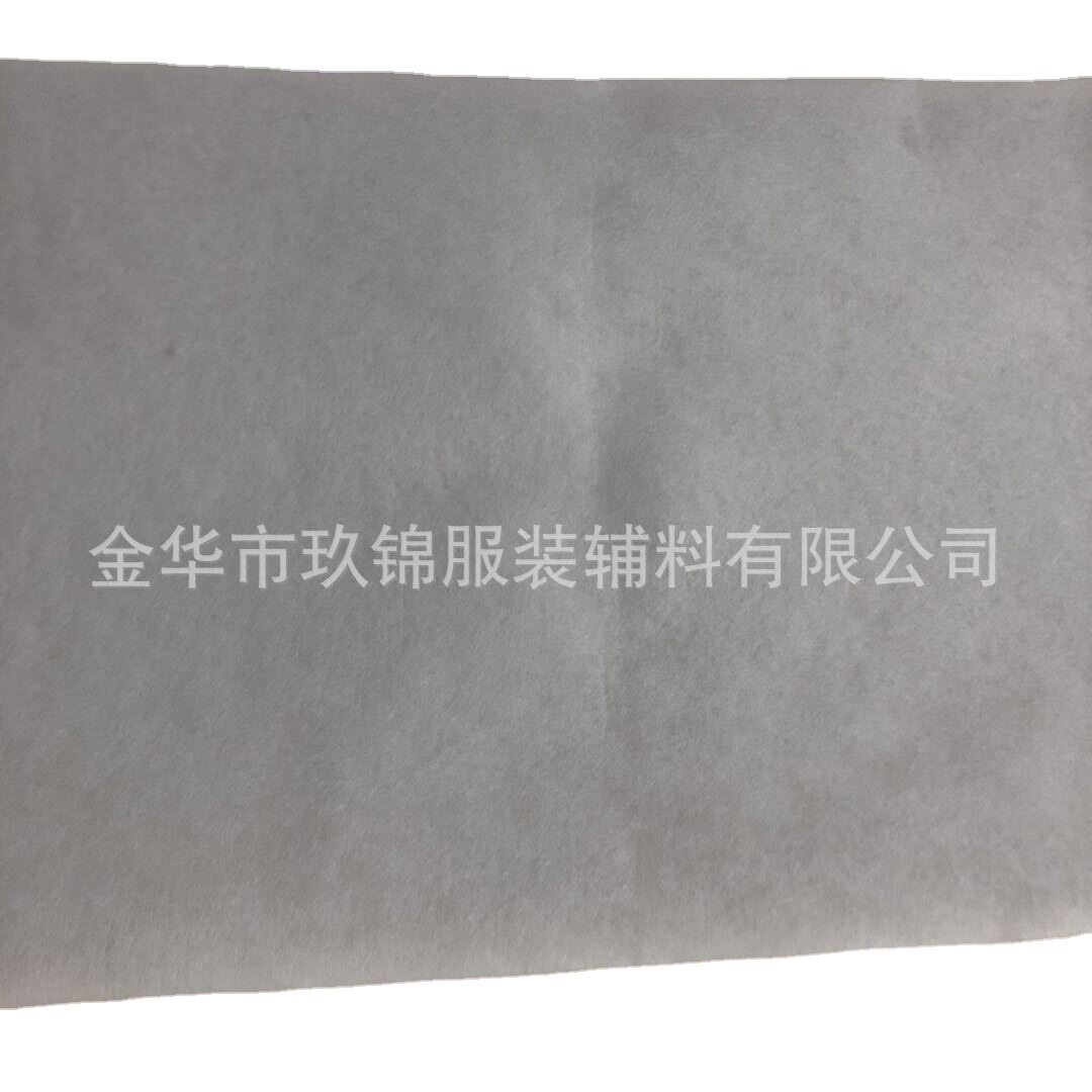 In stock supply non-adhesive polyester lining impregnated non-woven polyester cloth bag-opening lining cloth size specification can be set