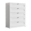 Iron Chest of Drawers Bedroom Bedside Steel Storage Cabinet Living Room Organizing Cabinet Modern Simple Multi-Layer Drawer Storage Cabinet
