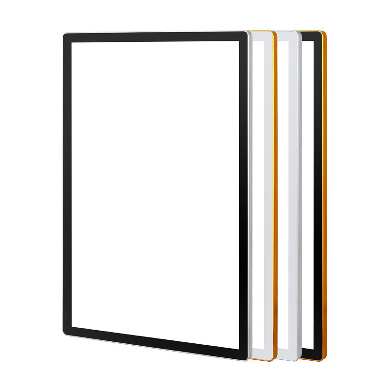 New aluminum alloy photo frame rounded A3 split elevator poster frame open advertising frame advertising A4 metal frame