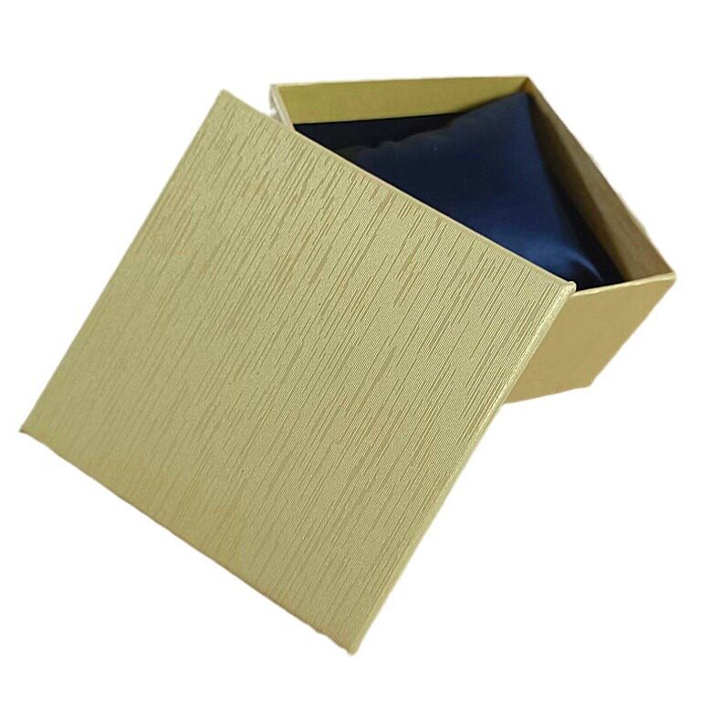 Imitation Leather Crocodile Pattern Special Paper Watch Box Heaven and Earth Cover Watch Storage Box Gift Bracelet Packaging with Logo Lettering