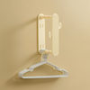 Retractable clothes hanger organizer punch-free household balcony wall hanging clothes hanger organizing rack multifunctional storage rack