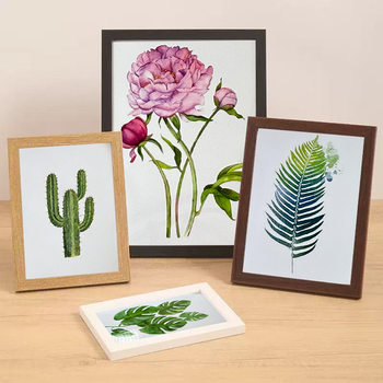 Photo frame wholesale picture frame table decoration photo wall 5 inch 6 inch 7 inch 8 inch 10 inch a4 simple wooden diy photo frame