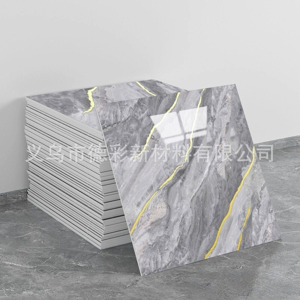自粘防水仿瓷砖墙贴铝塑板翻新装饰遮丑大理石厨房墙面贴纸卫生间