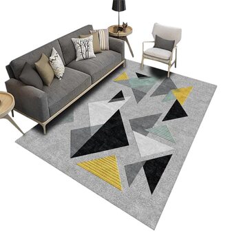 Cross-border living room carpet wholesale thickened coffee table blanket simple bedroom bedside mat full floor mat bay window mat