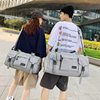 Sports Casual Large Capacity Travel Bag Men's Korean-style Harajuku Style Water-repellent Oxford Cloth Handbag Shoulder Crossbody Bag