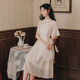 2025 New New Chinoiserie Summer Chinoiserie Daily Skirt Young Girl Cheongsam Bridesmaid Dress Women's Dress