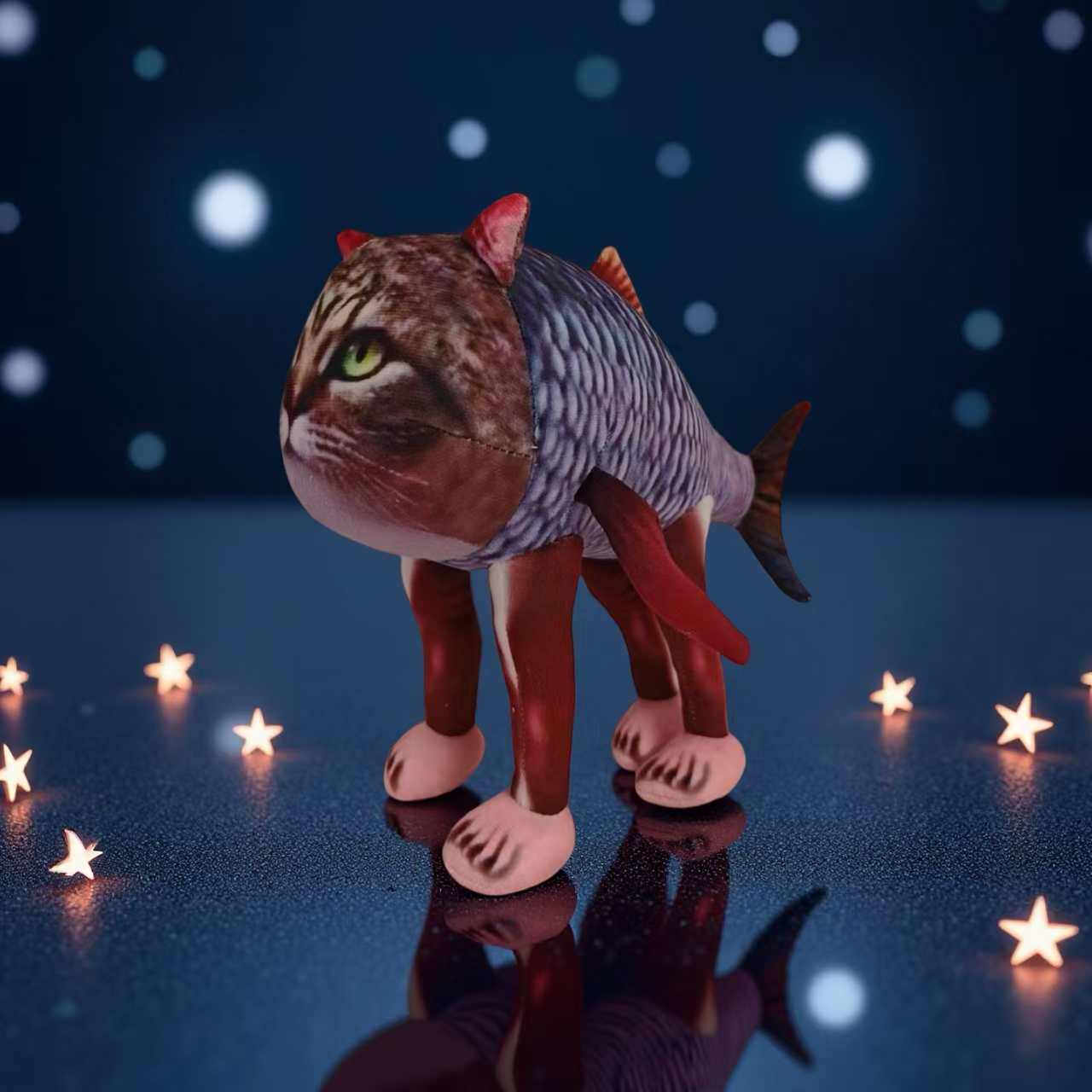 跨境新品tung tung tung sahur 鲨鱼山海经恶搞毛绒玩具娃娃公仔