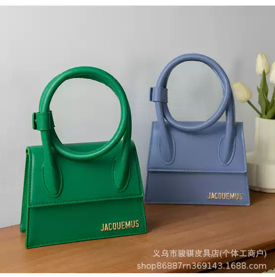Jacquemus2023 New Summer Circle Bag Fashion Simple Trend Shoulder Handbag Size 20