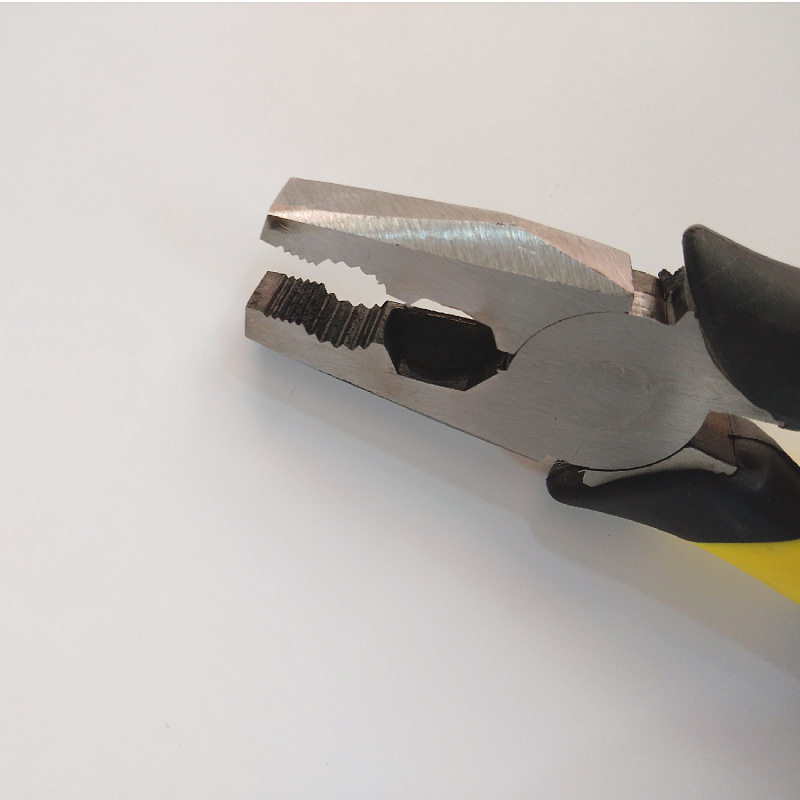 虎皮柄8寸钢丝钳多功能手动老虎钳子五金工具家用钢丝钳剥线钳