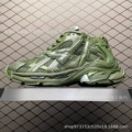 Paris runner dad shoes-olive green
