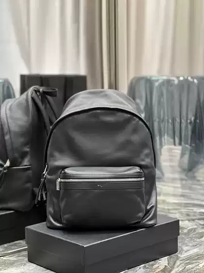 25-Year Anniversary Couple's Genuine Leather Backpack for Men and Women, Fashionable and Casual, Original Design