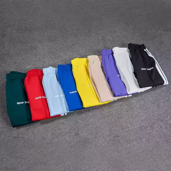 Trendy Summer Pa Angel Stripe Webbing Color-Blocking Casual Shorts Manufacturer Cross-Border Foreign Trade Wholesale Sports Pants in Stock