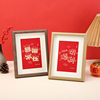 Wooden photo frame table 5678 inch a4 photo frame Spring Festival works frame New Year ornaments factory wholesale