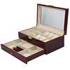 Paint double-layer watch glasses jewelry box watch glasses box three-in-one storage box jewelry watch display box