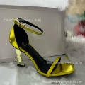 Gold surface gold heel 10cm