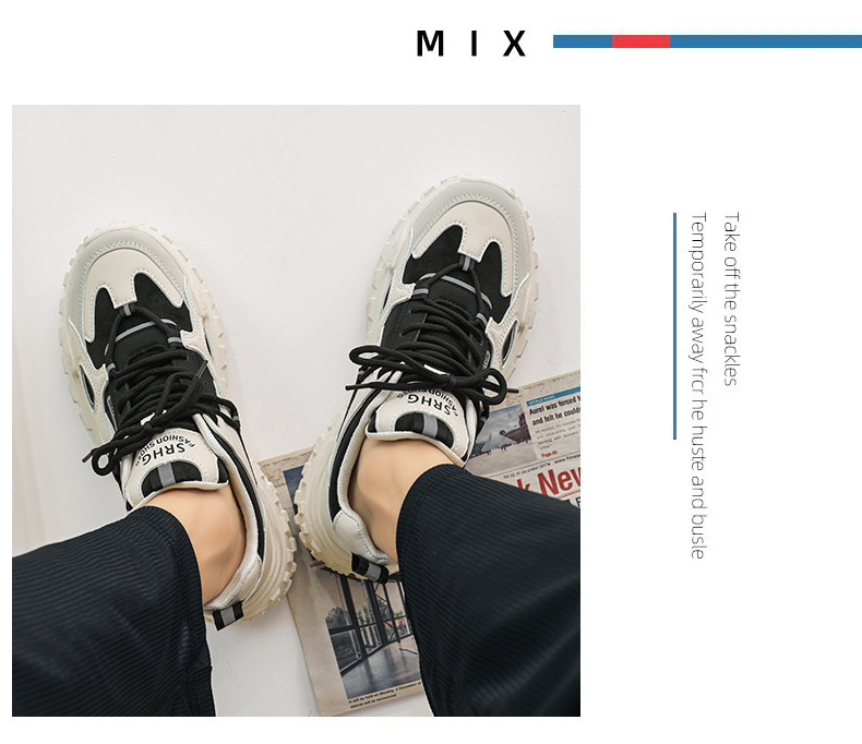 Popular online popular men's shoes New Spring versatile casual height increasing white sports Hong Kong style Daddy ins fashion shoes 7 O1CN01Me8l0L1fAw5T7al55 !!2216819813967 0 cib