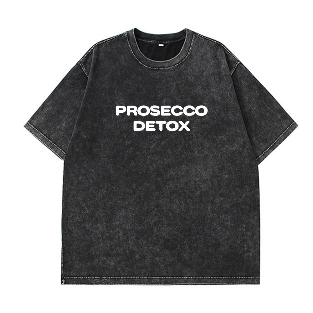 Loose Fit Graphic Print T Shirt for Women Summer Style Vintage Wash Design Casual Wear Wholesale Available