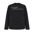 Washed black (boxy short and wide version with long sleeves)
