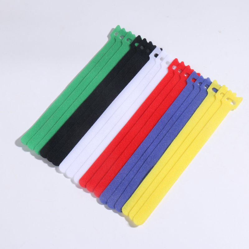 In-Stock Instant Back-To-Back Cat Head Magic Tape Straps Self-Adhesive Buckle Straps Cable Management Straps Data Cable Ties Nylon Cable Ties