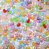 5x 8mm Peanut Pearlescent/Jelly/Solid Color/Transparent Spacer Beads DIY Beaded Mobile Phone Chain Bracelet Material Accessories