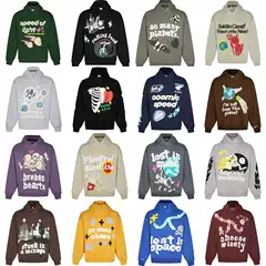 American fashion brand BROKEN PLANET MARKET BPM fleece-lined sweater men's autumn and winter couple hoodie women