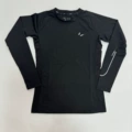 223 small label bodysuit long sleeves black