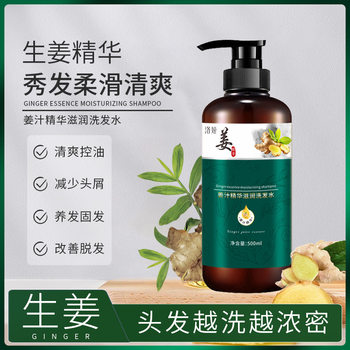 Cross-border Explosions Ginger Essence Oil Control Anti-dandruff Shampoo Anti-dandruff Soft Nourishing Hair Care Shampoo Wholesale