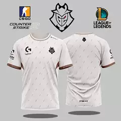 G2 Esports Club 2025 White Jersey League of Legends Csgo Professional League Player Uniform Fans