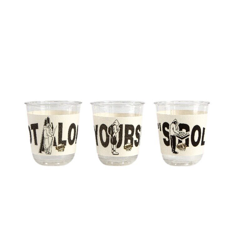 Internet Red Creative Personality Paper Cup Fashionista Coffee Milk Tea Take-out Packaging Double-layer Thickened Heat Insulation Anti-scalding Paper Cup