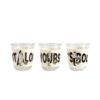 Internet Red Creative Personality Paper Cup Fashionista Coffee Milk Tea Take-out Packaging Double-layer Thickened Heat Insulation Anti-scalding Paper Cup