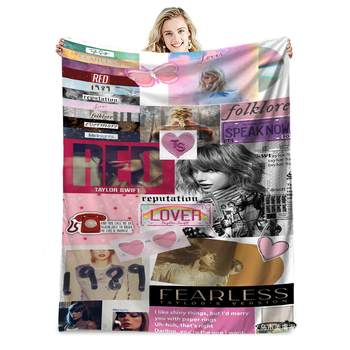 Singer Taylor Flannel Blanket Taylor Gift Blanket Around Amazon Blanket Female Mould Blanket