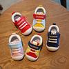 Spring and Autum New Baby Toddler Shoes Soft-Soled Indoor Shoes for Boys and Girls Baby Canvas Shoes Trendy Kidsren 1-3 Years Old 2