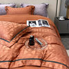 Light Luxury High-end Satin Jacquard Four-piece Set Bedding Bed Sheet Bed Fit Household Four Seasons