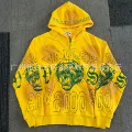 0883 dirty dyed sweatshirt/yellow
