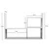 Bookshelf Amazon Panel Furniture Cross-Border Furniture Desktop Bookshelf Storage Bookcase Shelf Foreign Trade Source Factory Wholesale