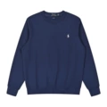 Round neck-royal blue-white label