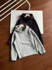 25 New Spring and Summer Styles of Men's Small Logo Printed Fashionable Knitted Hoodies Casual Sports Sweatshirts Model Number 8017