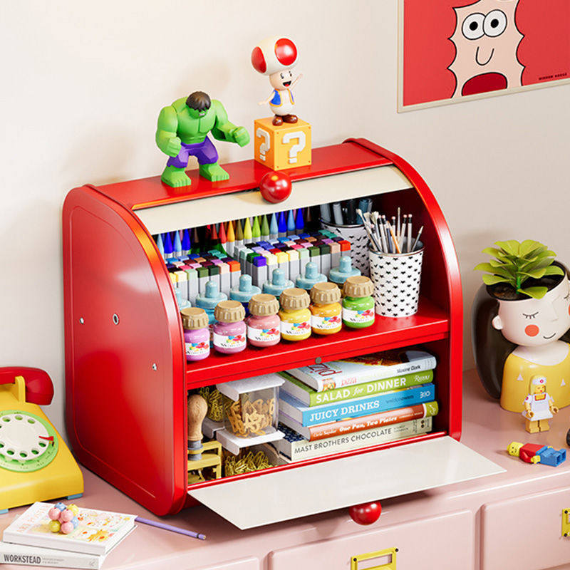 High-End Bread Box, Entrance Storage Box, Large-Capacity Desktop, High-Value Cosmetic Box, Snack and Beverage Storage and Organization